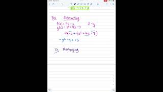 10-6 Operations with Functions