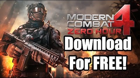 How to get Modern Combat 4: Zero Hour for FREE! iPhone, iPod, iPad