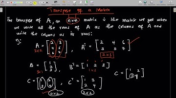 Understanding the Transpose of a Matrix: Properties and Proofs Explained