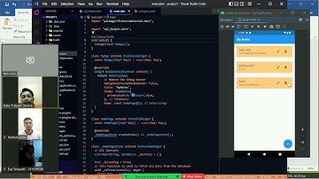 PRESENTASI APLIKASI FLUTTER CRUD & SQLITE PEMROGRAMAN MOBILE "MY NOTES" - UAS