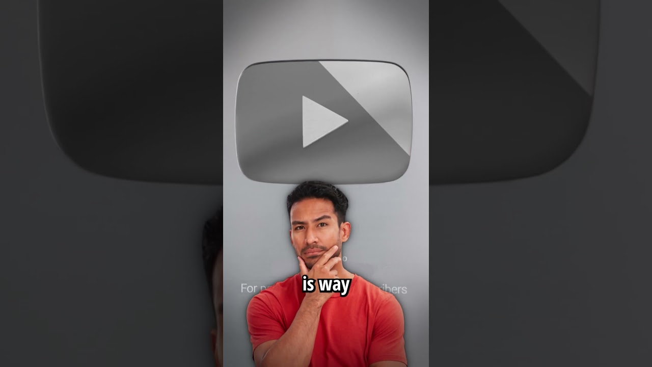 Is the Play Button made of silver? 🤔
