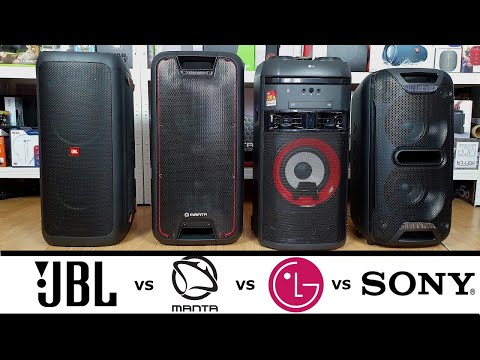 Wideo: Duże Głośniki Sony: Podłogowe Głośniki Bluetooth Z Lekką Muzyką I Przenośne Z Pamięcią Flash, Inne Modele