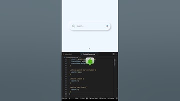 💡 Animated Hidden Search Box UI | HTML CSS JavaScript #webdevelopment #coding #htmlcss #shorts