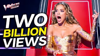 Over 2 BILLION VIEWS! The GREATEST Blind Auditions in The Voice History!