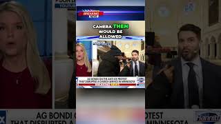 Protesters STORM Church: AG Bondi VOWS Accountability! #shorts