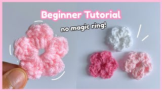 How to Crochet Flower 🌸 | easy step by step for beginners
