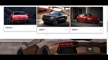 Add cards and parallax effect using materialize css