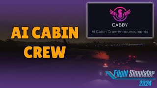 Meet Cabby: The Add-On That Brings Your Cabin Crew to Life in MSFS 2024!