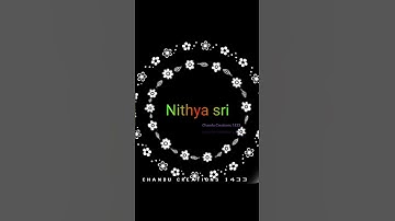 NAME EDITOR.......... #nithyasri #whatsapp_status #namestatus #editing #add1subscriber