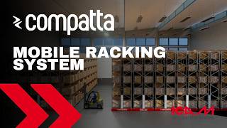 COMPATTA | Mobile racking system for high-density storage of heavy, long and bulky loads