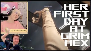 New Star Citizen Player's FIRST TIME at Grim Hex - Erad Reacts to ImitationTina