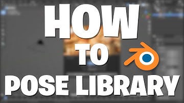 How to Get a POSE LIBRARY in Blender. (in UNDER 2 Mins)