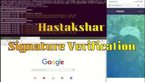 Hastakshar - Signature Verification using CNN