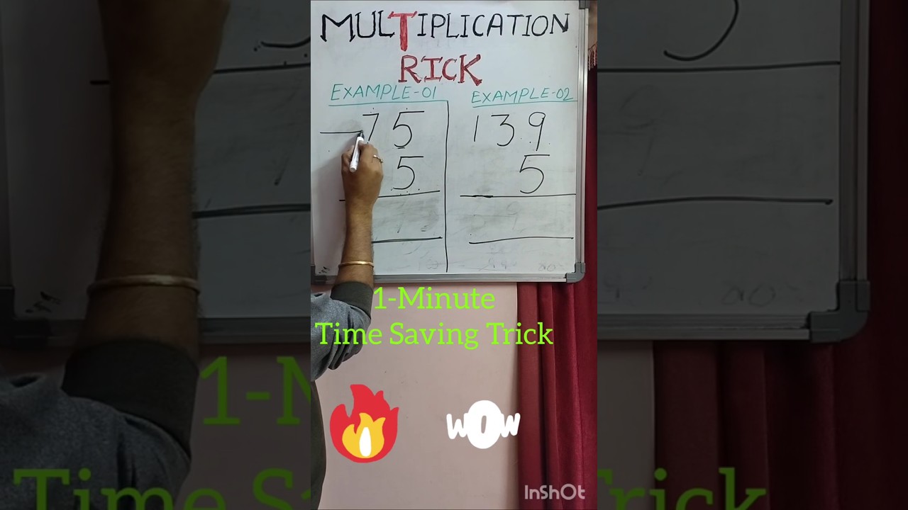 Multiplication Tips and Tricks for time savings 