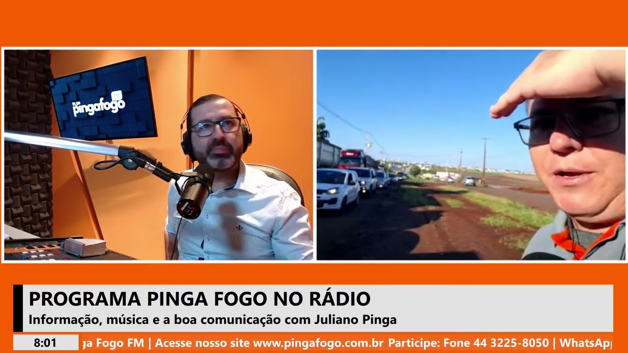 CAOS NA SAÍDA PARA IGUARAÇU: Obras Travam Trânsito e Motorista Comete Infração ao Vivo!