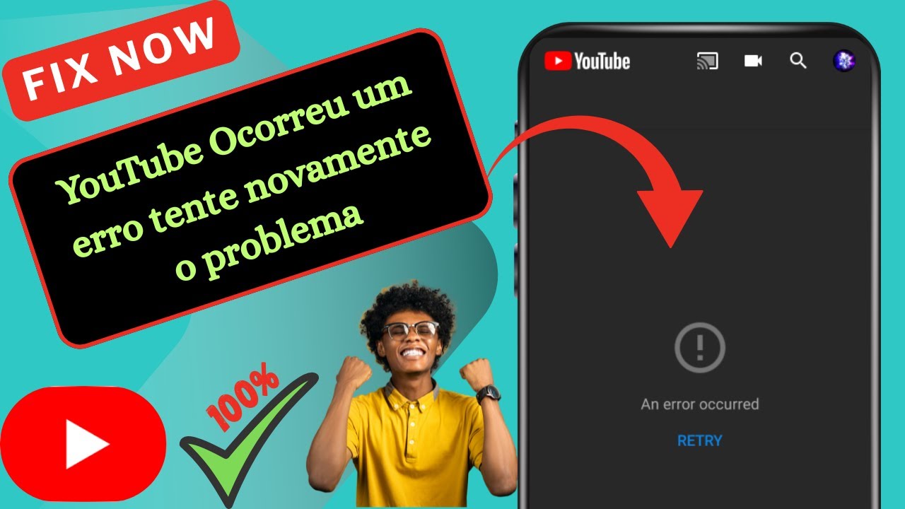 Corrigir YouTube Ocorreu um erro Repetir problema (Guia 2025) | Ocorreu ...