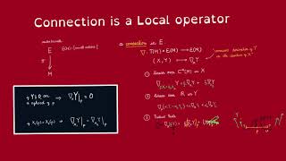 Geodesics (part 3) Connection is a local operator