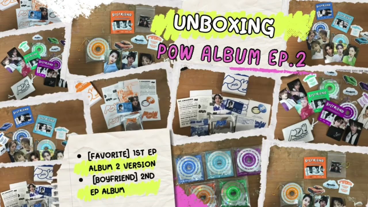 Unboxing POW album EP 2 𝄞⨾𓍢ִ໋🎧ྀི ♬⋆.˚  #pow #kpopalbums #kpopalbumunboxing 