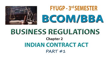 FYUGP   3RD SEM BCOM    BUSINESS REGULATIONS  CH 2  1