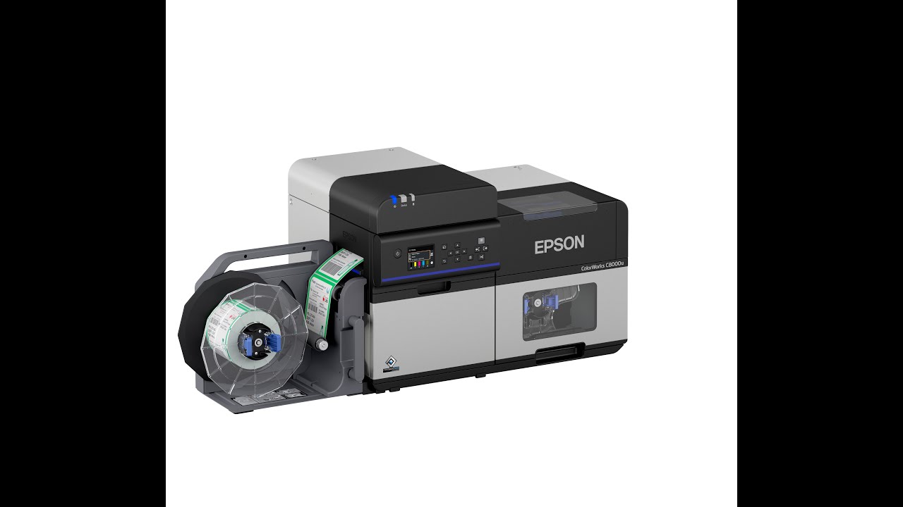 How to Load Labels into the Epson Colorworks CW-8000 - YouTube