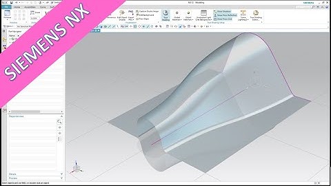 Variational Sweep 1 - Siemens NX 12 Training - Surfaces