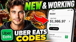 NEW Uber Eats Promo Codes 2026 😱 Get $100 FREE Food Discount Code!