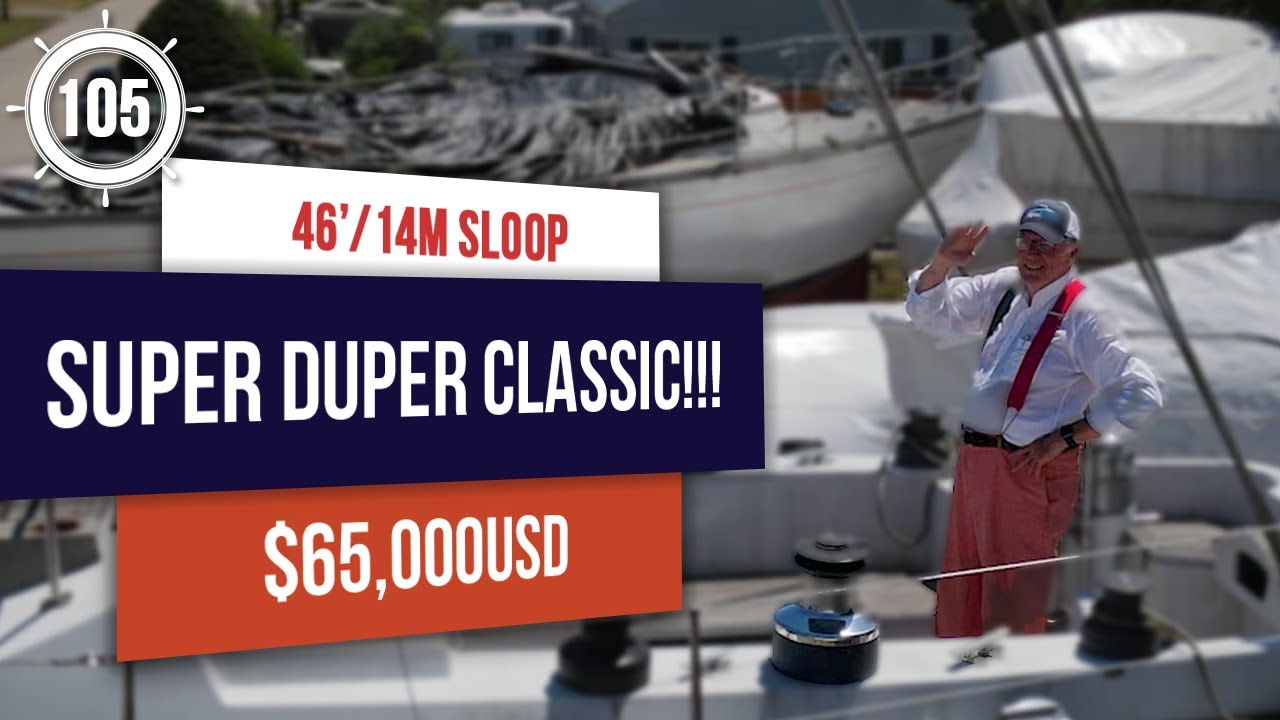 $65,000 SCANDANAVIAN CLASSIC Sailboat for Sale - Baltic 46 - EP105 #sailboatforsale