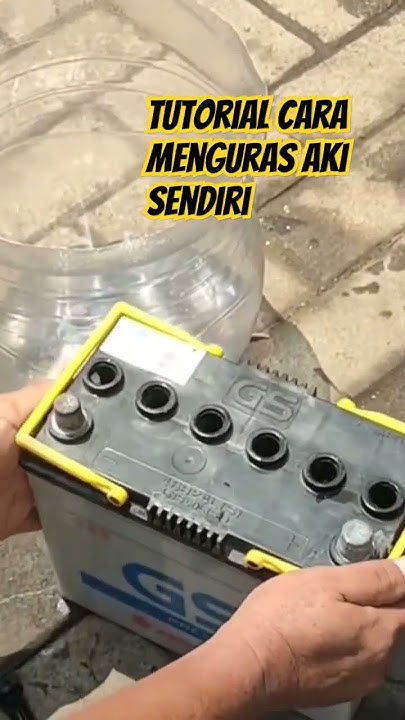 Tutorial cara memperbaiki aki tidak kuat starter,kita kuras sendiri #