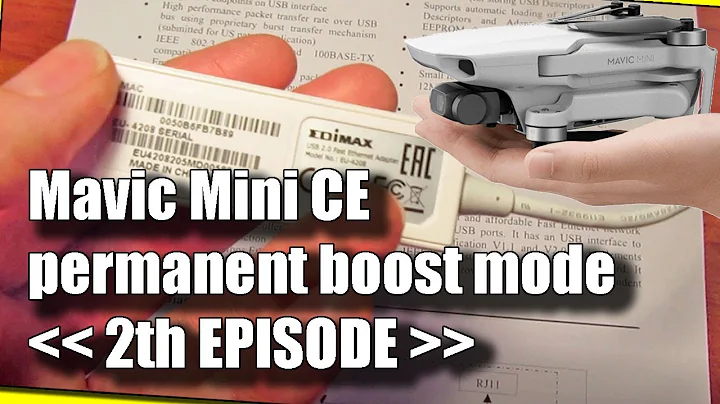 Mavic Mini CE permanent boost mod --2th EPISODE--