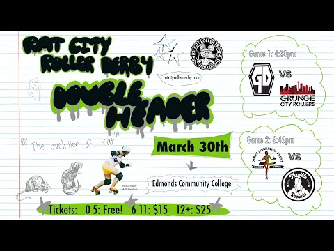Rat City Roller Derby Season 18 Game 2