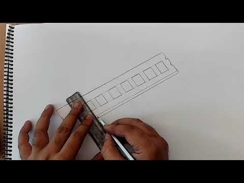 how to draw ram in computer I ram drawing easy I random access memory ...
