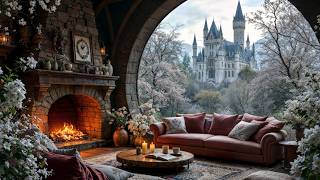 The Fairytale Castle Retreat 🏡 Cozy Fireplace & Nature Ambience for Relaxation screenshot 3