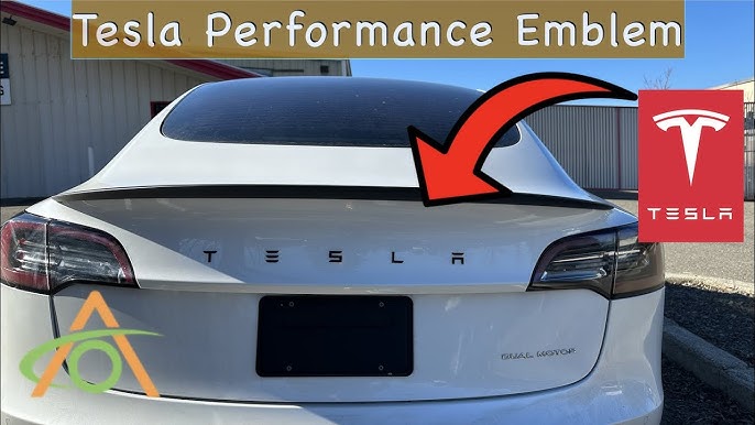 DIY - Watch before you buy // Tesla Performance Emblem from