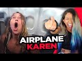 SHE'S NOT GETTING OFF THIS PLANE