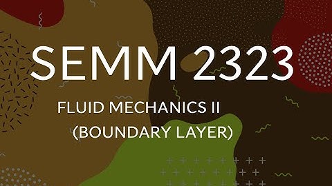 Boundary layer 5 - Blasius exact solution