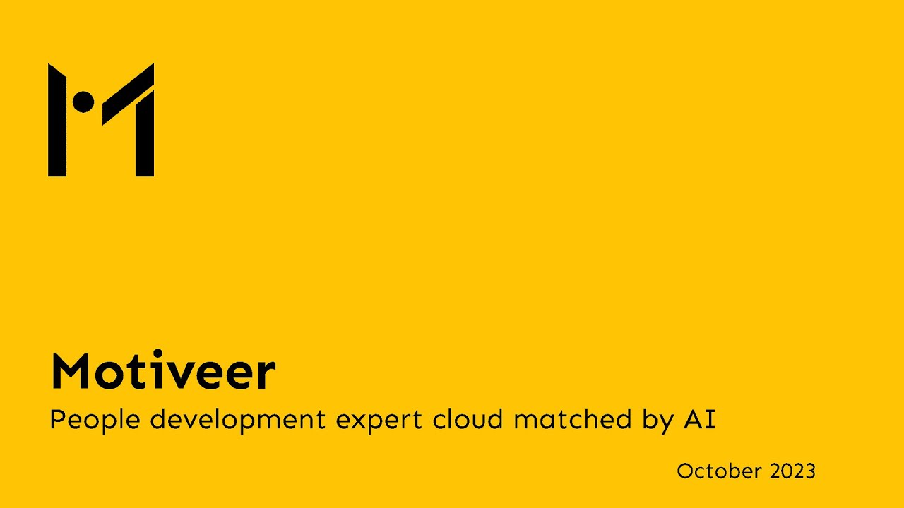 Motiveer - People development expert cloud matched by AI