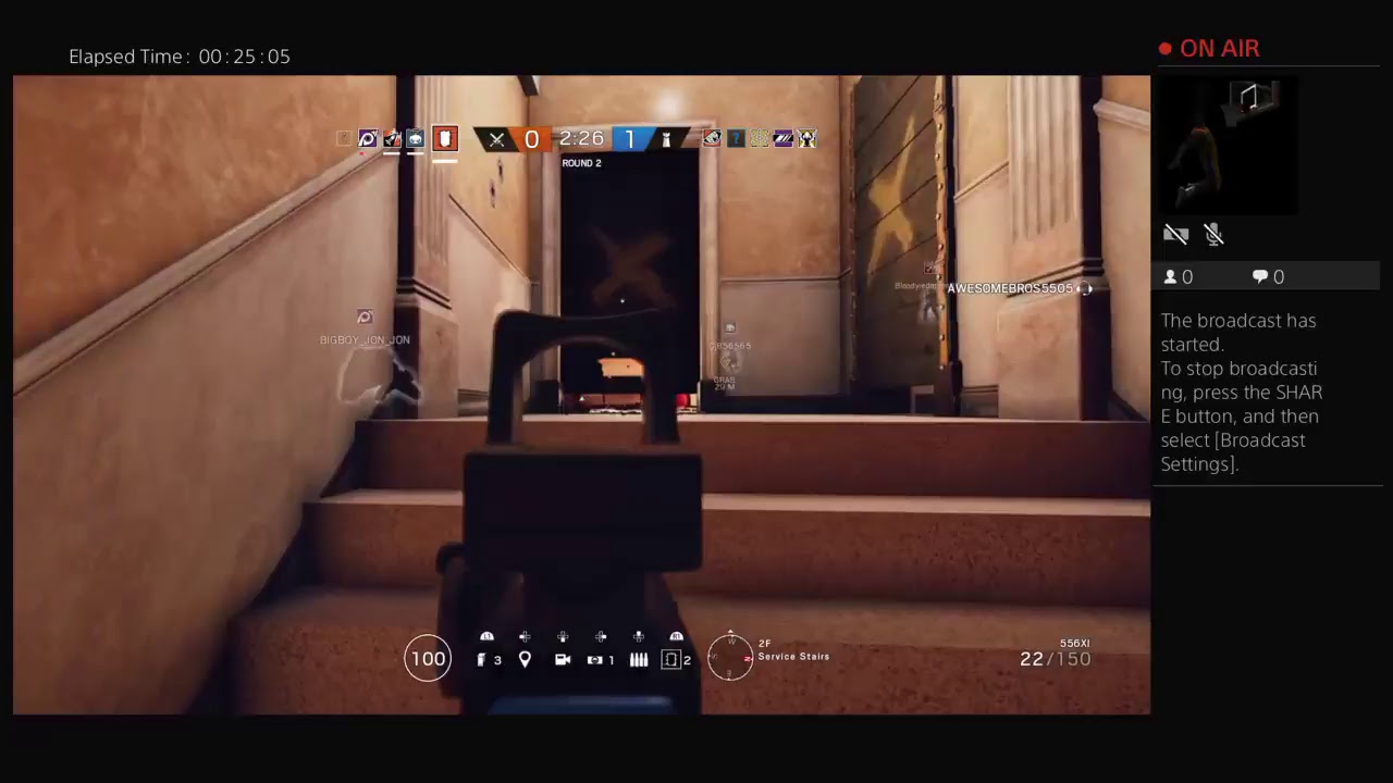 Playing Rainbow six siege with friend - YouTube