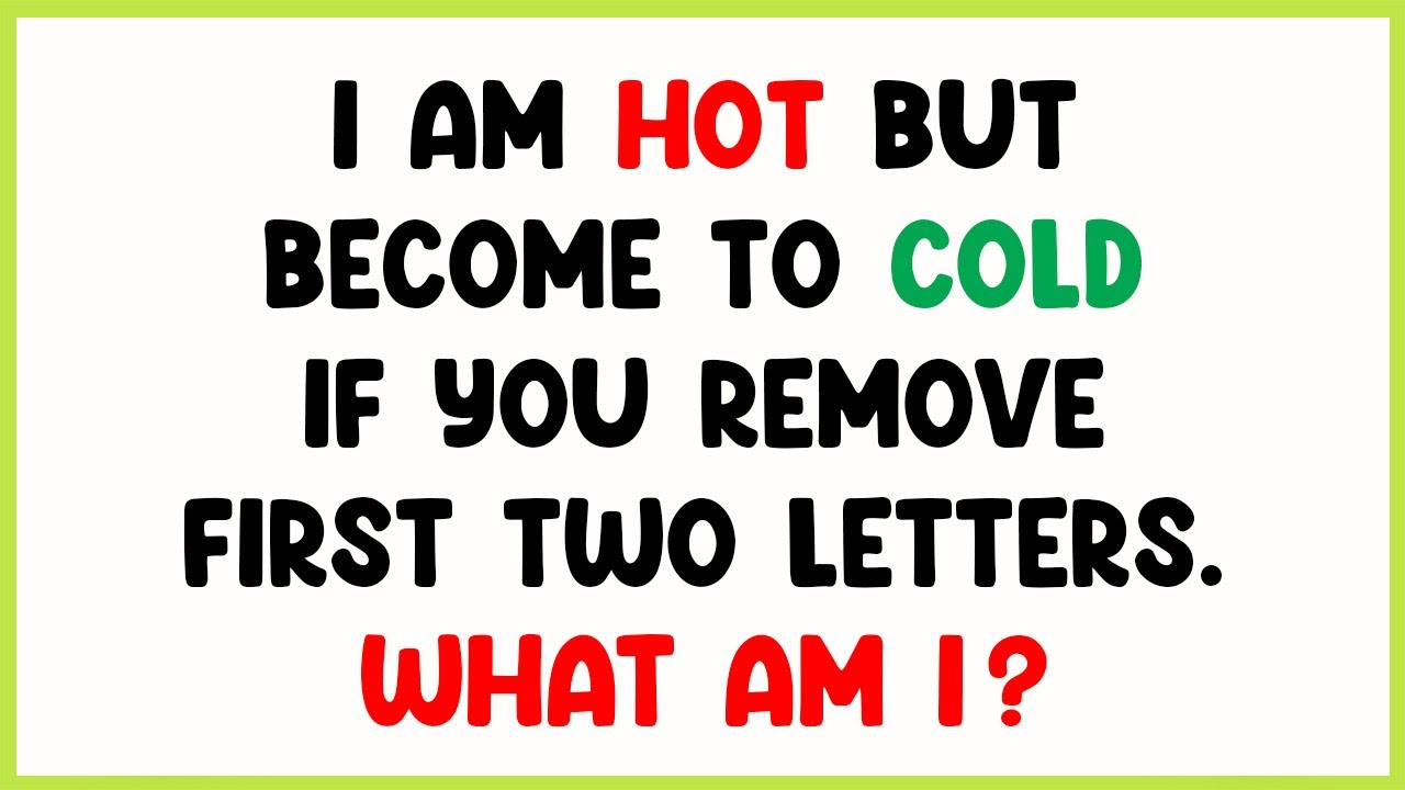 ONLY A GENIUS CAN SOLVE THESE RIDDLES๐ | 20 TRICKY RIDDLES WHAT'LL ...