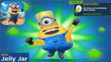 Jelly Jar Minion Rush Level Up Costume gameplay walkthrough ios & android