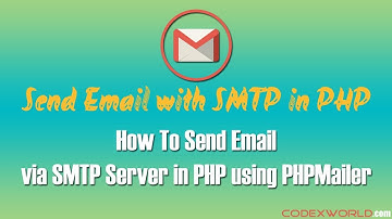 Send Email via SMTP Server in PHP using PHPMailer
