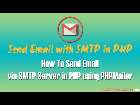 Send Email via SMTP Server in PHP using PHPMailer
