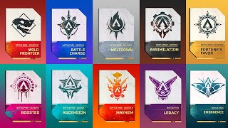 All Apex Legends Battle Pass Trailers | Season 1 - Season 10