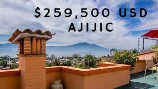 BEAUTIFUL HOME IN AJIJIC FOR SALE, $259,500 USD, on LAKE CHAPALA MEXICO.