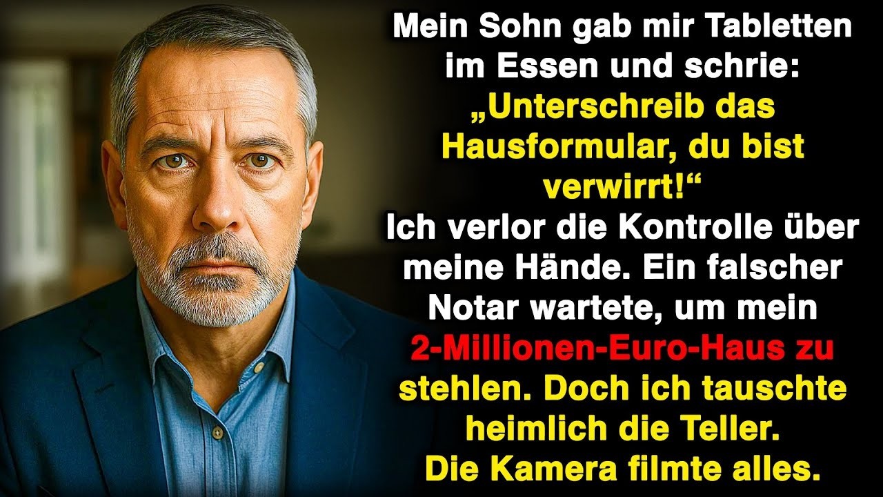 Mein Sohn drogte mein Abendessen, um mein 2 Millionen Euro Haus zu stehlen, aber ich…