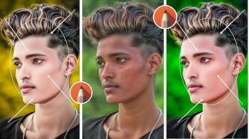 HDR Face Smooth Skin Whitening Photo Editing || Autodesk Sketchbook  Skin Smooth Aur Goro Kaise Kare