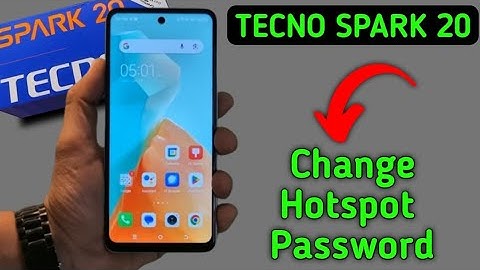 Tecno Spark 20 Hotspot password kaise change kare, how to set another Hotspot password in tecno, cha