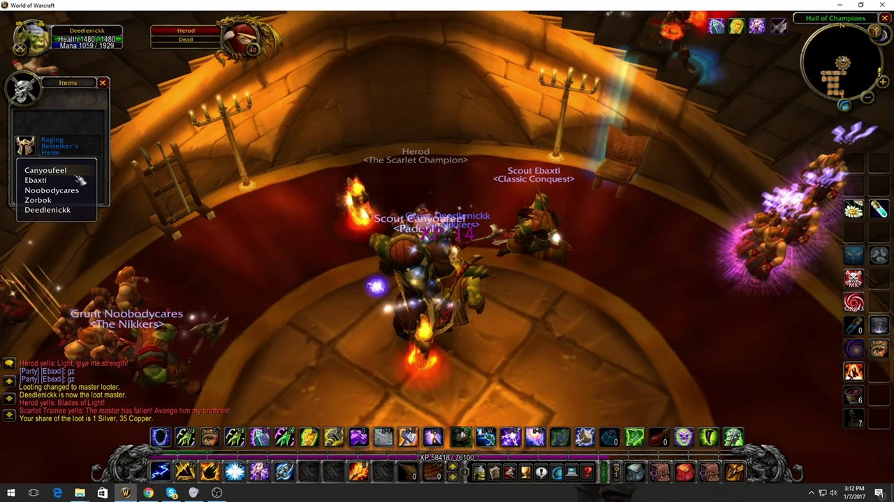 Wow classic master loot