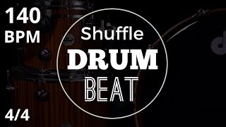 8 Notes Shuffle Groove Drum Beat | 140 BPM | 4/4