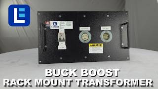 1 Phase Buck & Boost Step-Up Rack Mounted Transformer - 208V Primary - 240V Secondary