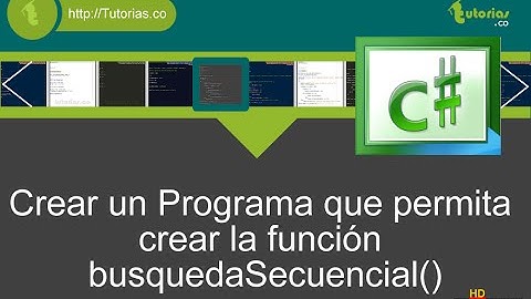 funciones – visualStudio c# (funcion busqueda secuencial en vector)